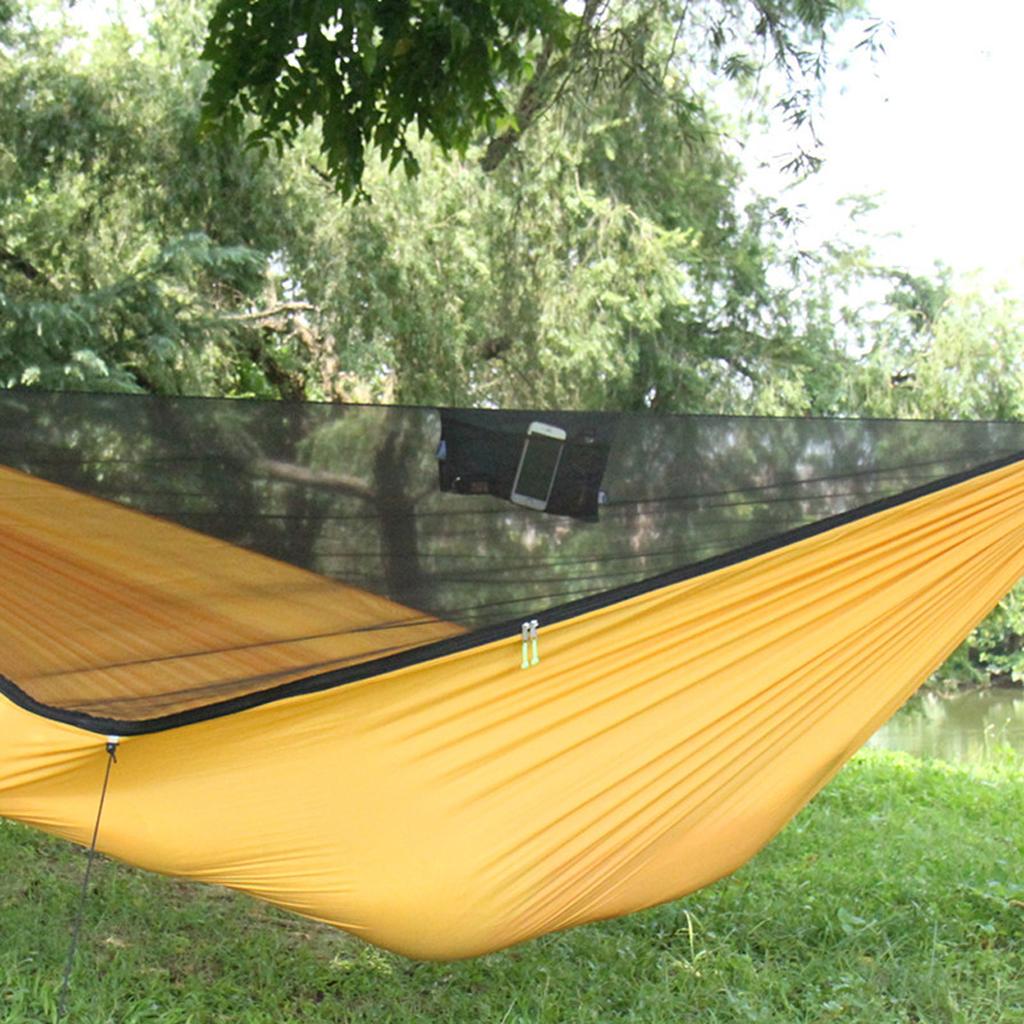 Camping Hammock - Wisząca siatkowa torba na hamak, organizer
