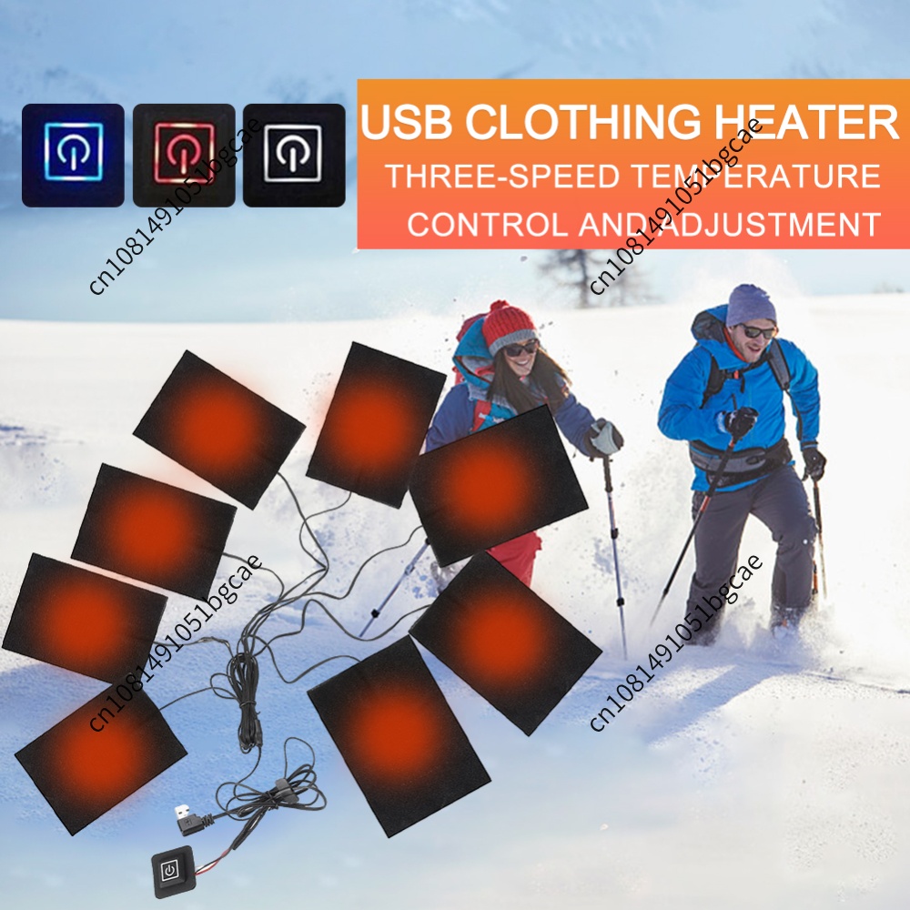 Outdoor Camping Jacket - Podgrzewane wkładki USB, elektryczne podgrzewacze do