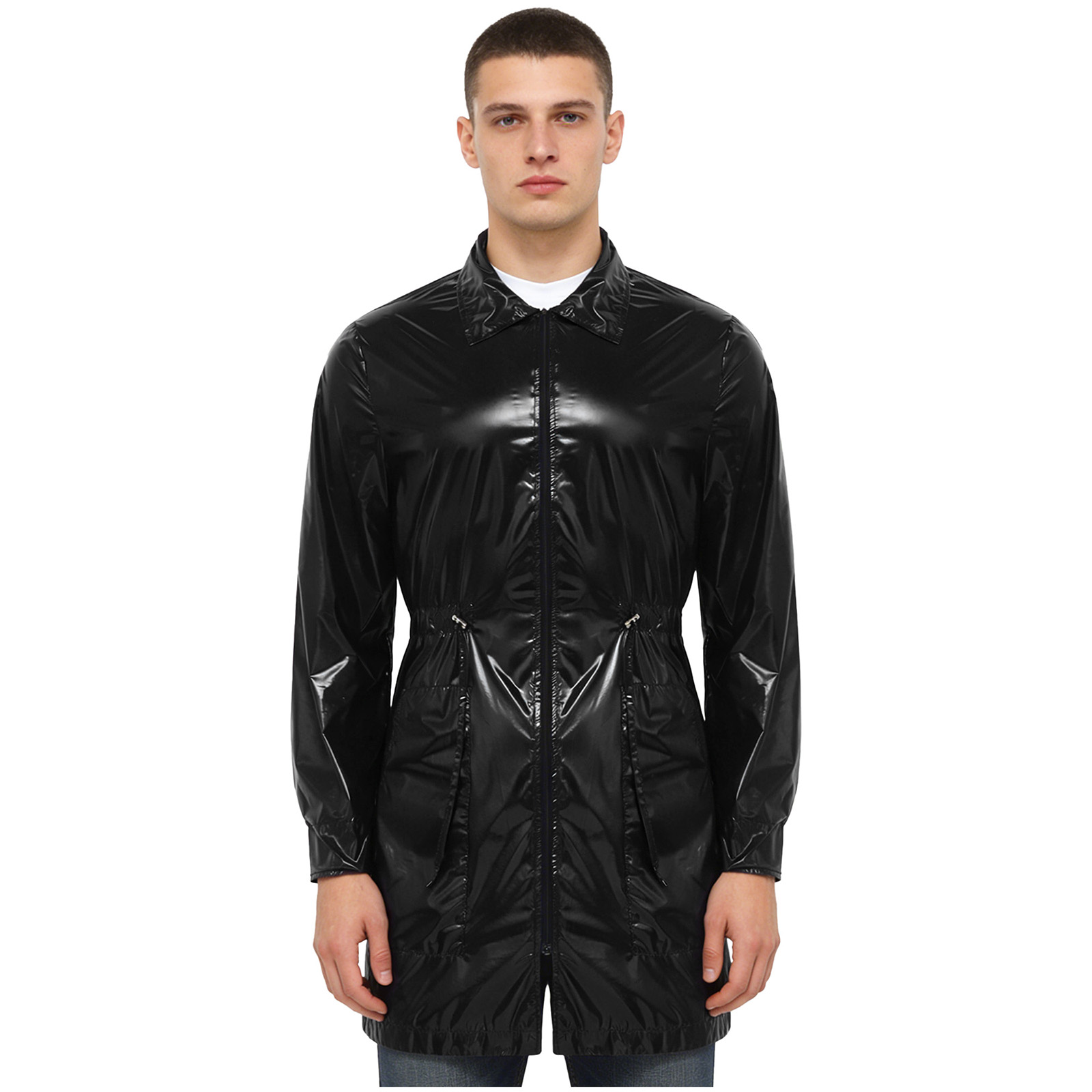 Outdoor Camping Jacket - Męska wodoodporna kurtka przeciwdeszczowa z kieszeniami,