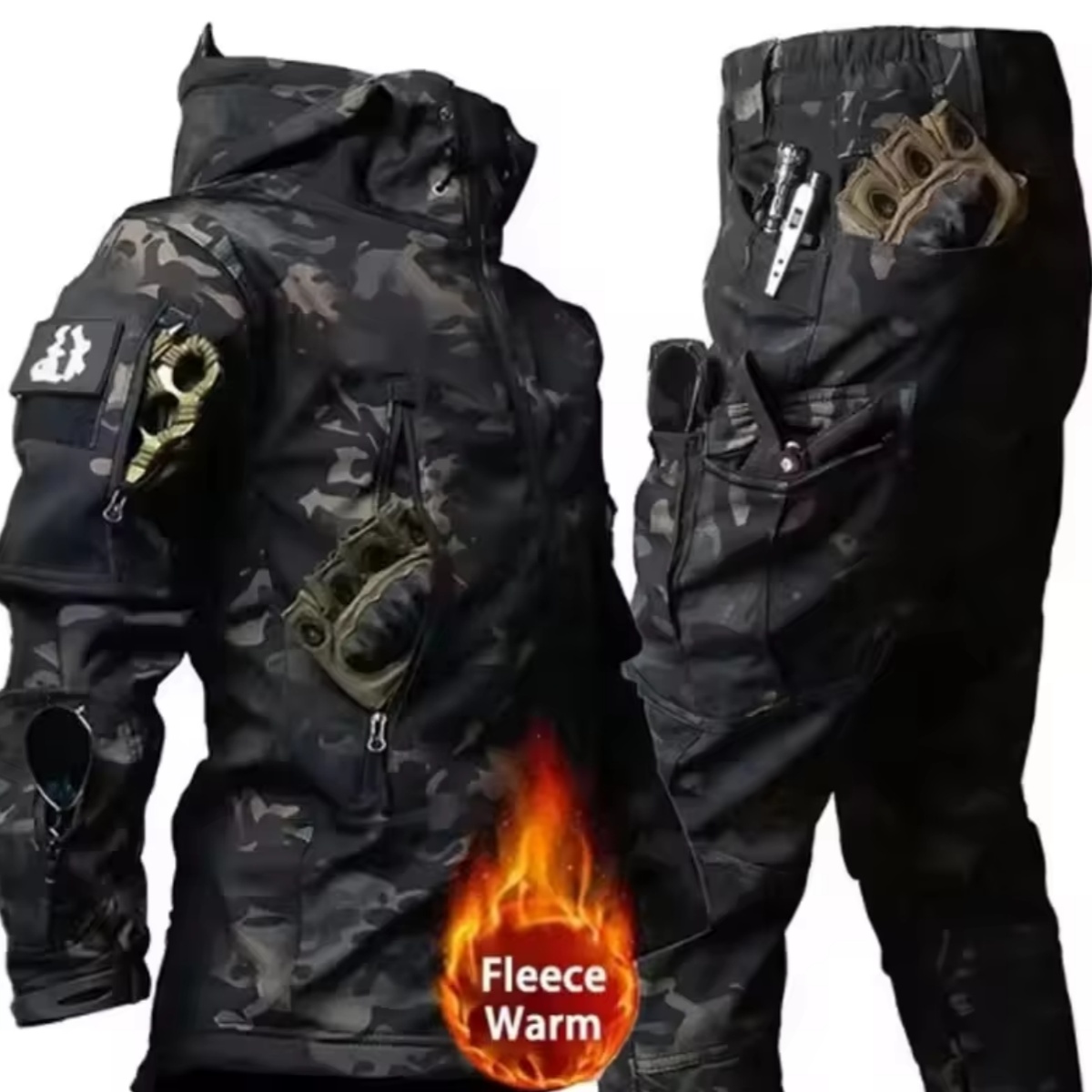 Outdoor Camping Jacket - Męska kurtka na jesień i zimę,