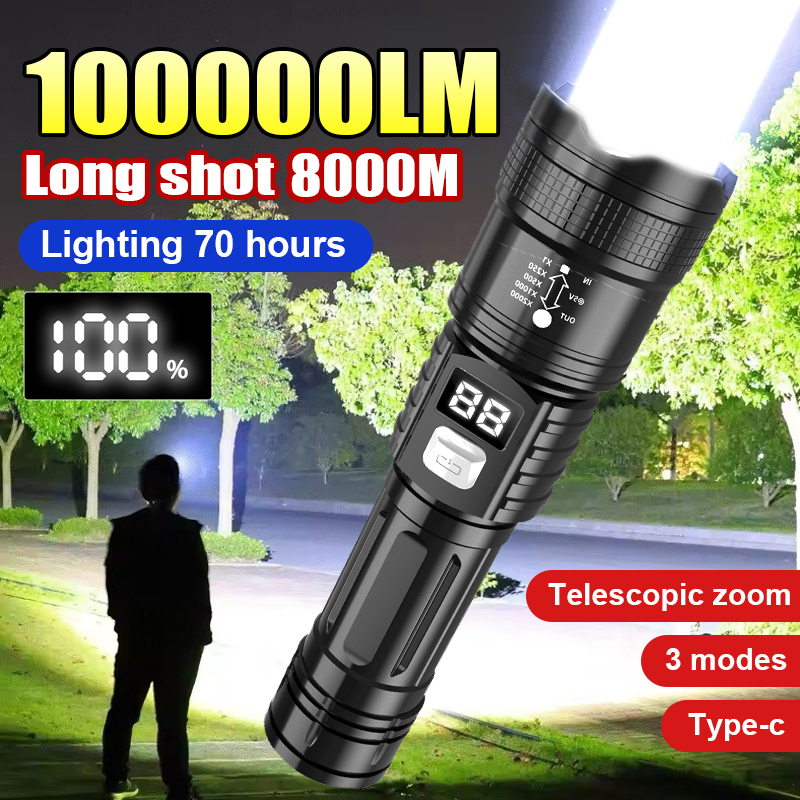 Outdoor Camping Adventure Lamp - Latarki LED o super jasności 100000LM,