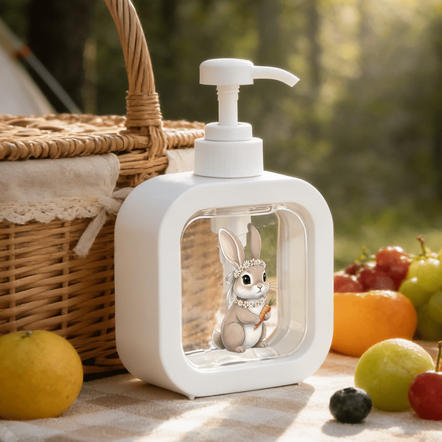 Outdoor Camping Kitchen With Sink - Dozownik do mydła w kształcie króliczka,