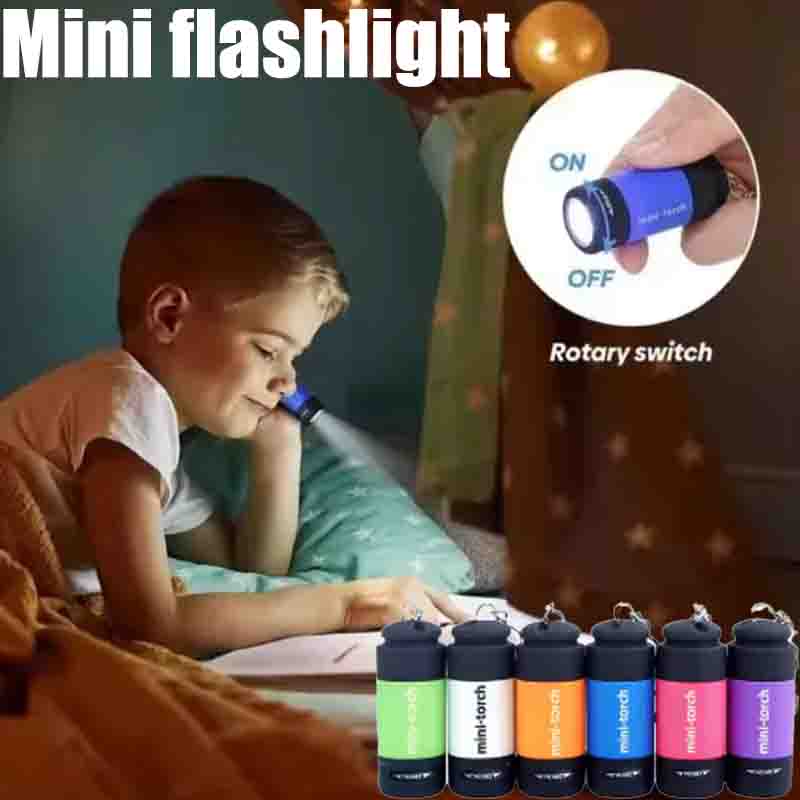 Outdoor Camping Glamping - Mini latarka kempingowa ładowana przez USB,