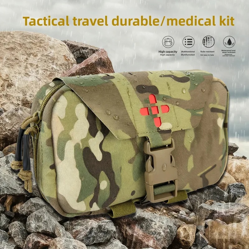First Aid Kit Camping - Taktyczna Apteczka Medyczna Outdoorowa, Torba MOLLE