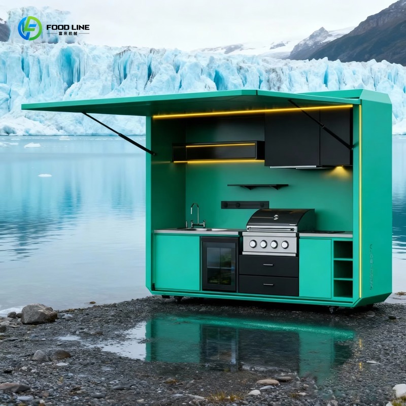 Outdoor Camping Kitchen With Sink - Nowoczesna, modułowa, wysokiej jakości kuchnia kempingowa