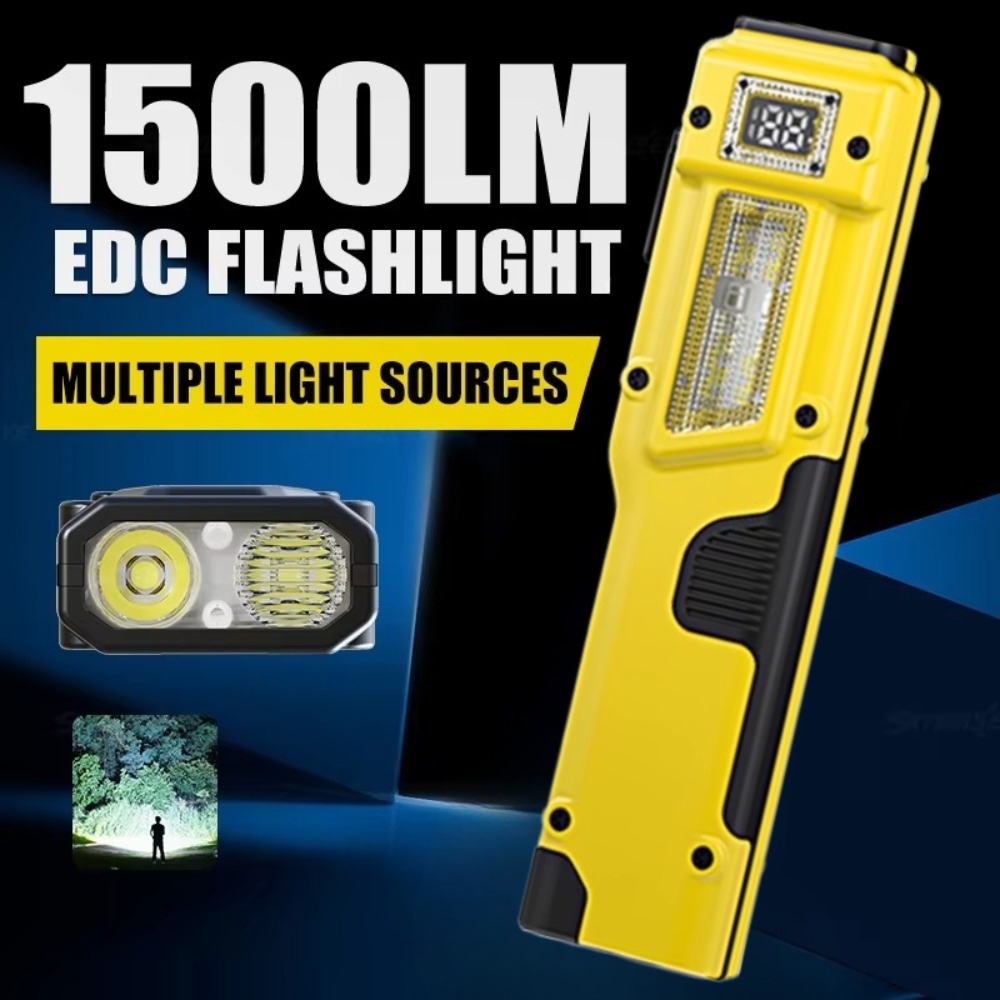 Outdoor Camping Glamping - Ultra-cienka, ładowalna latarka LED EDC z