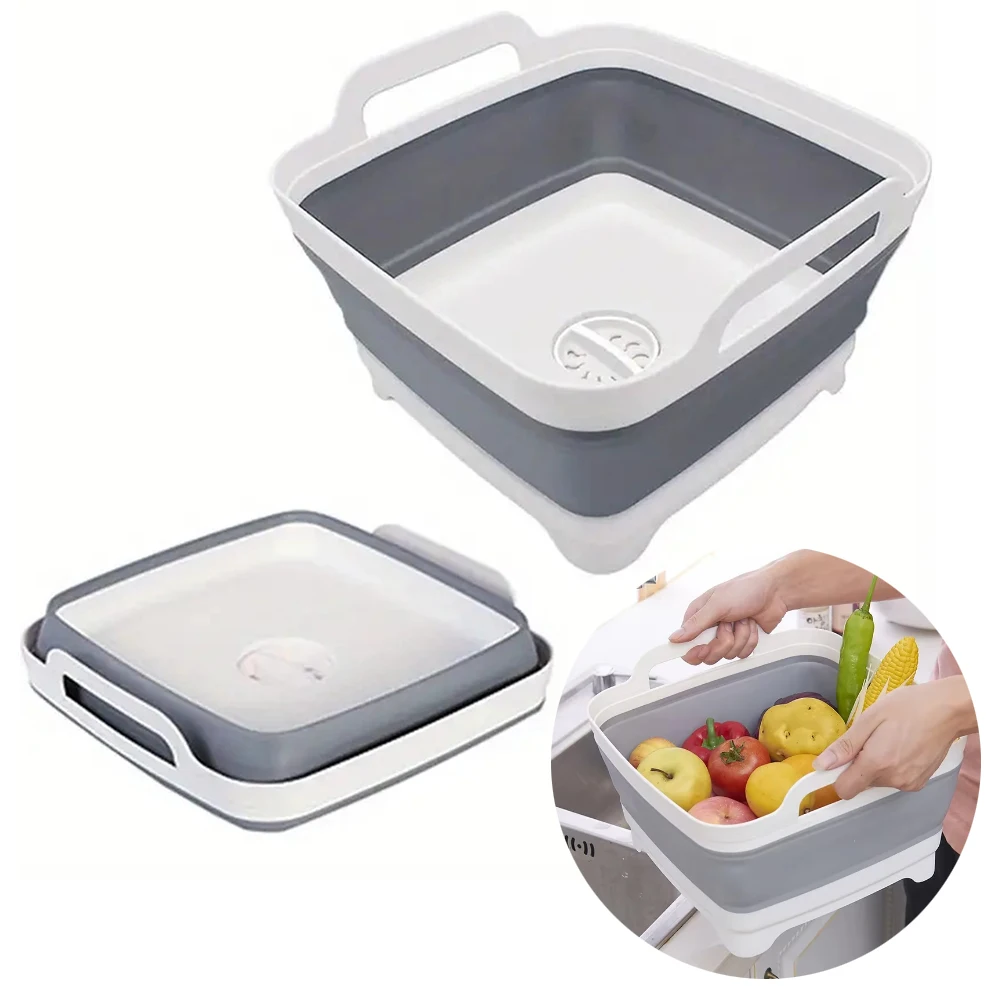 Outdoor Camping Kitchen With Sink - 1 szt. Kwadratowa miska do mycia