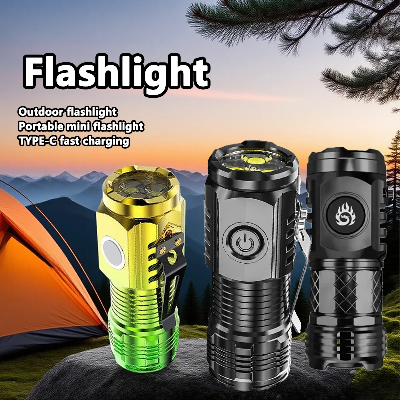 Outdoor Camping Adventure Lamp - Super Jasna MINI Latarka LED Akumulatorowa
