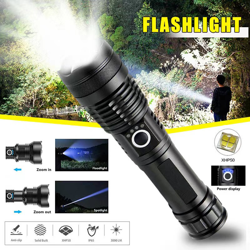 Outdoor Camping Adventure Lamp - Latarka LED o dużej mocy XHP70,