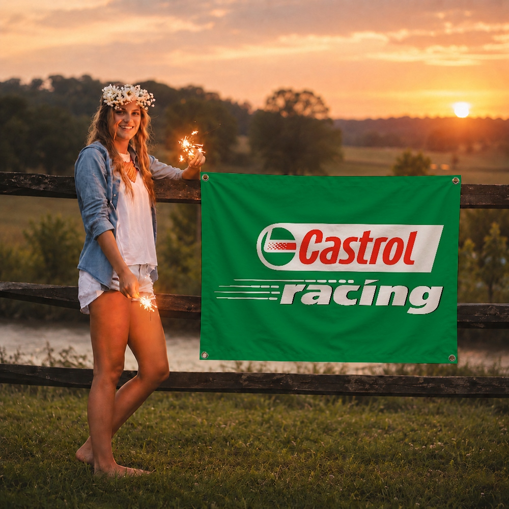 Baner dekoracyjny z flagą mark – Camping Quad recenzja i cena