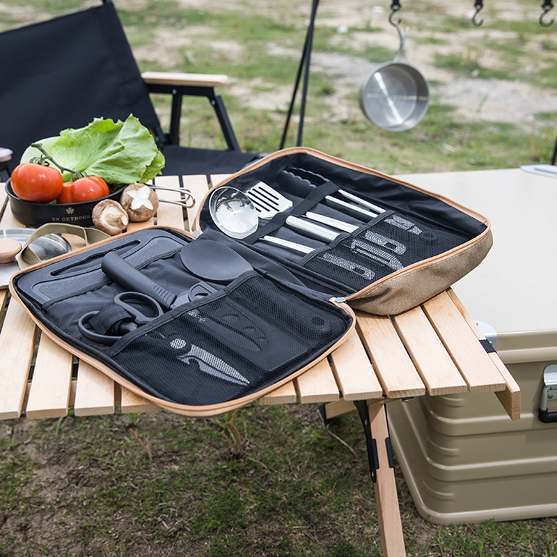 8-częściowy zestaw naczyń kuch – Outdoor Camping Kitchen With Sink recenzja i cena