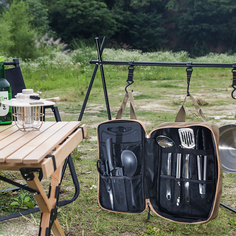 8-częściowy zestaw naczyń kuch – Outdoor Camping Kitchen With Sink recenzja i cena