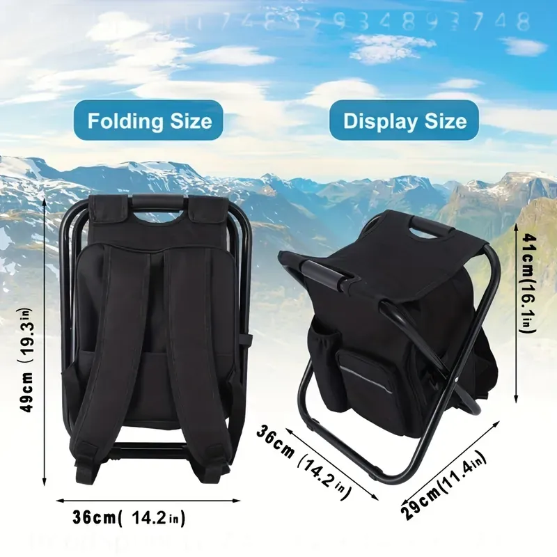 Przenośny składany fotel wędka – Folding Chair recenzja i cena