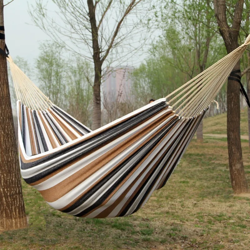 Hamak płócienny bez drewnianyc – Camping Hammock recenzja i cena