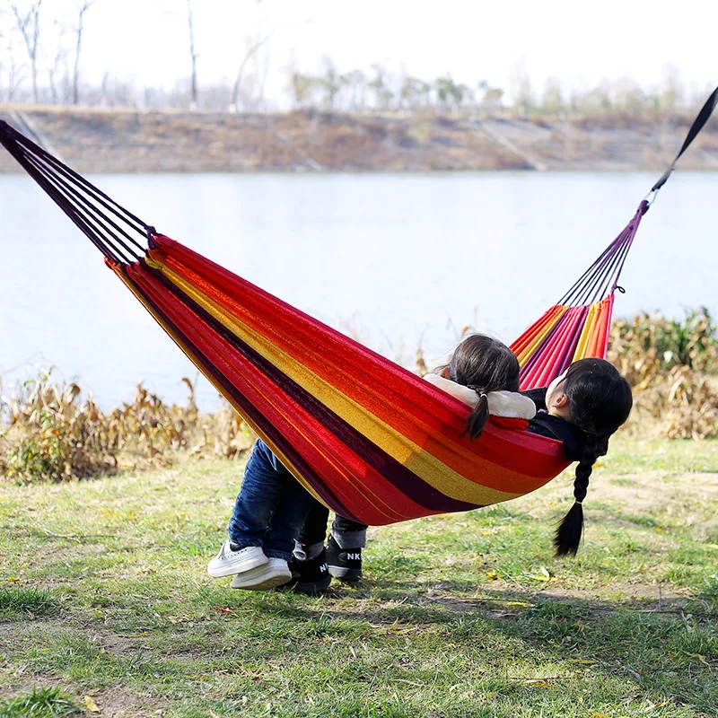 Hamak płócienny bez drewnianyc – Camping Hammock recenzja i cena