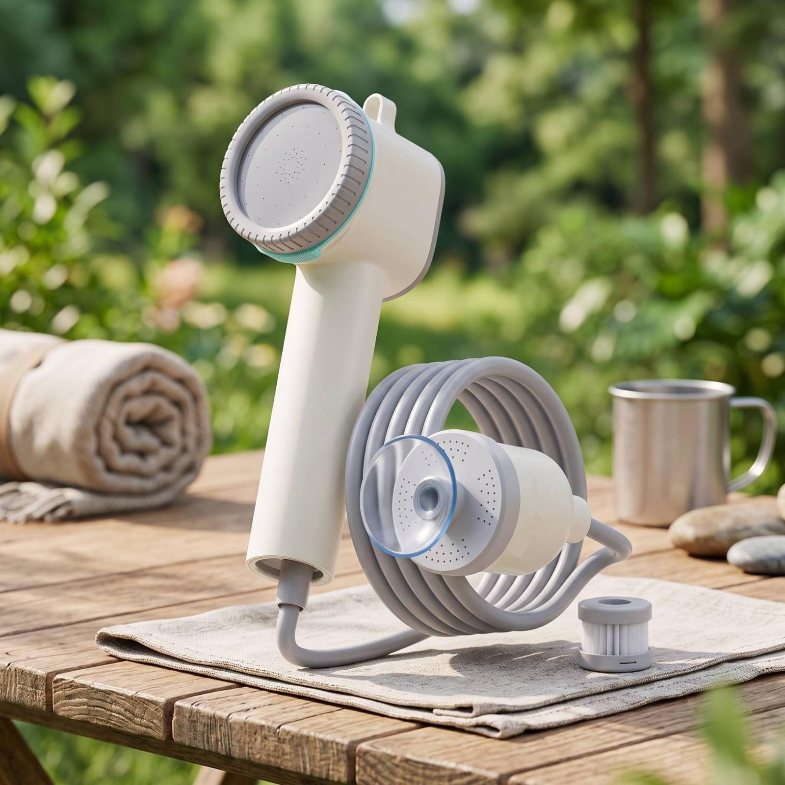 Przenośny elektryczny zestaw p – Portable Camping Shower recenzja i cena