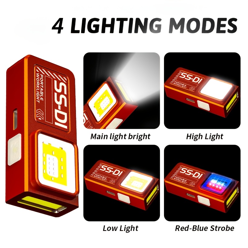 Mocna Mini Latarka LED COB z B – Outdoor Camping Adventure Lamp recenzja i cena