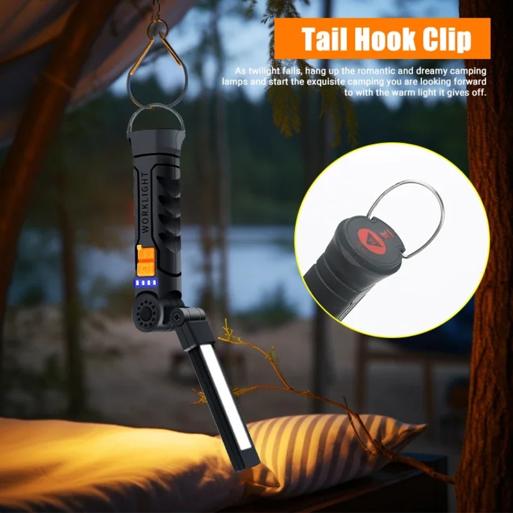 Przenośna latarka LED COB łado – Outdoor Camping Glamping recenzja i cena