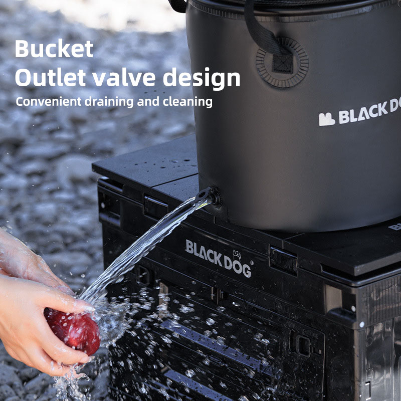 Składane wiadro Blackdog z pok – Outdoor Camping Outlet recenzja i cena