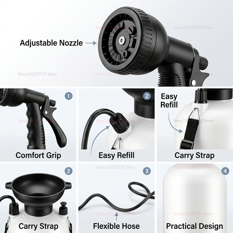Przenośny prysznic kempingowy  – Portable Camping Shower recenzja i cena