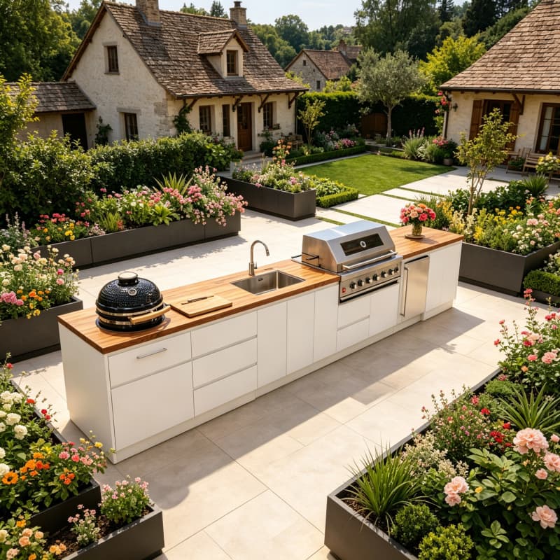 Składany stół kuchenny na zewn – Outdoor Camping Kitchen With Sink recenzja i cena