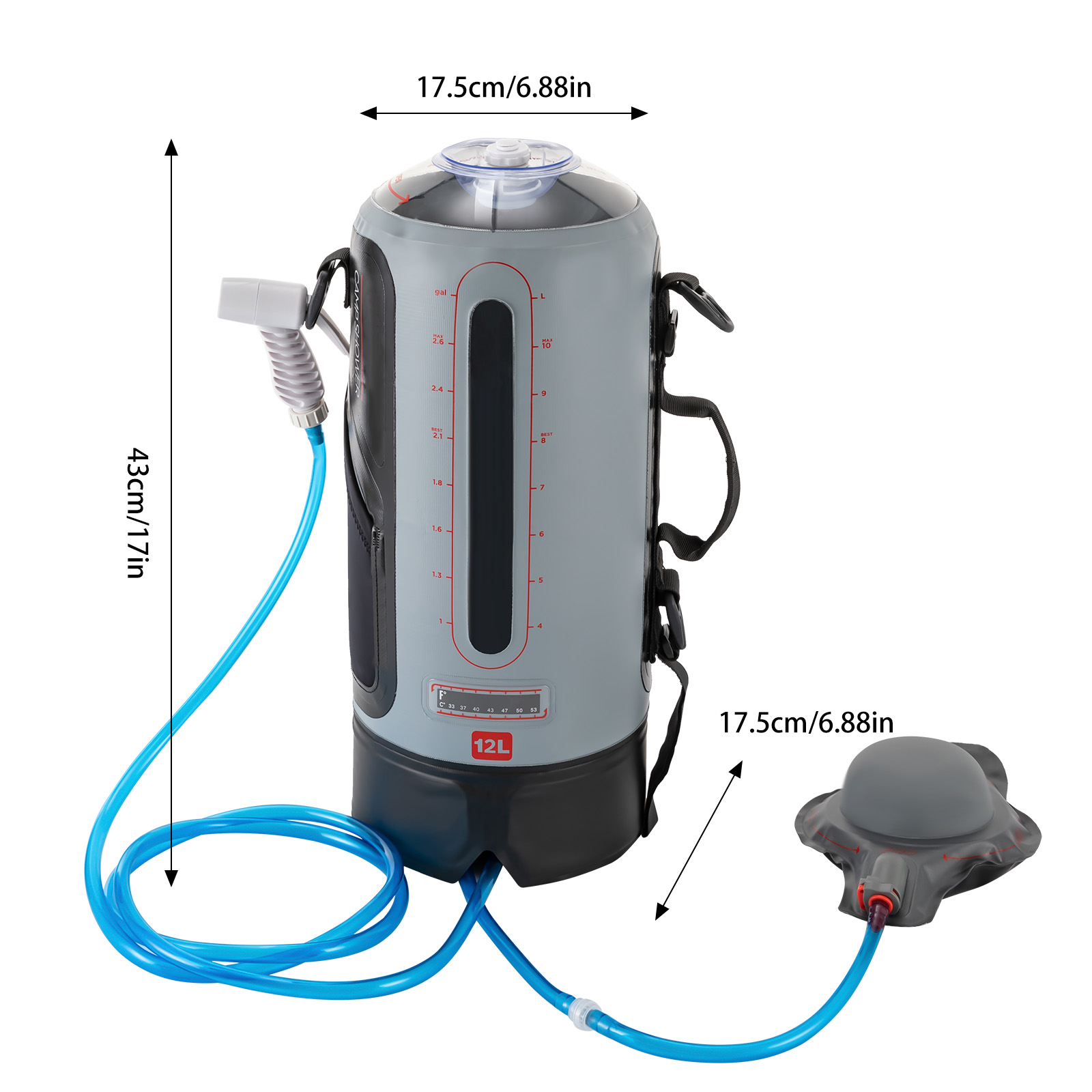 Przenośny prysznic kempingowy  – Portable Camping Shower recenzja i cena