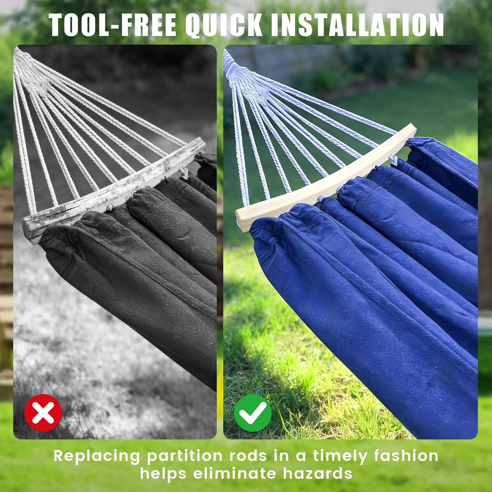 2 sztuki Drewnianych Prętów Ro – Camping Hammock recenzja i cena