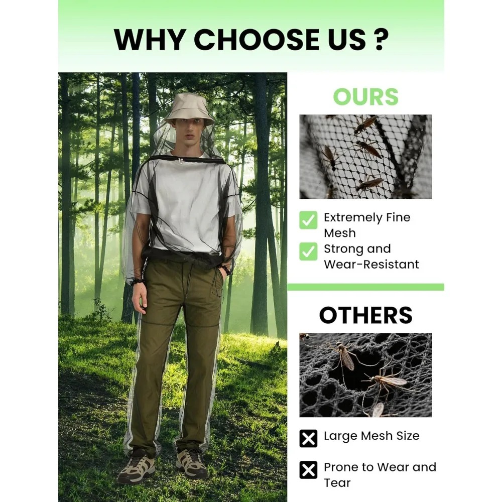 Kombinezon przeciw komarom na  – Outdoor Camping Jacket recenzja i cena