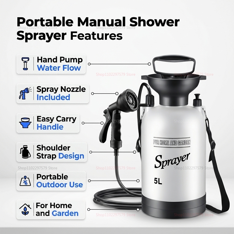 Przenośny Prysznic Kempingowy  – Portable Camping Shower recenzja i cena
