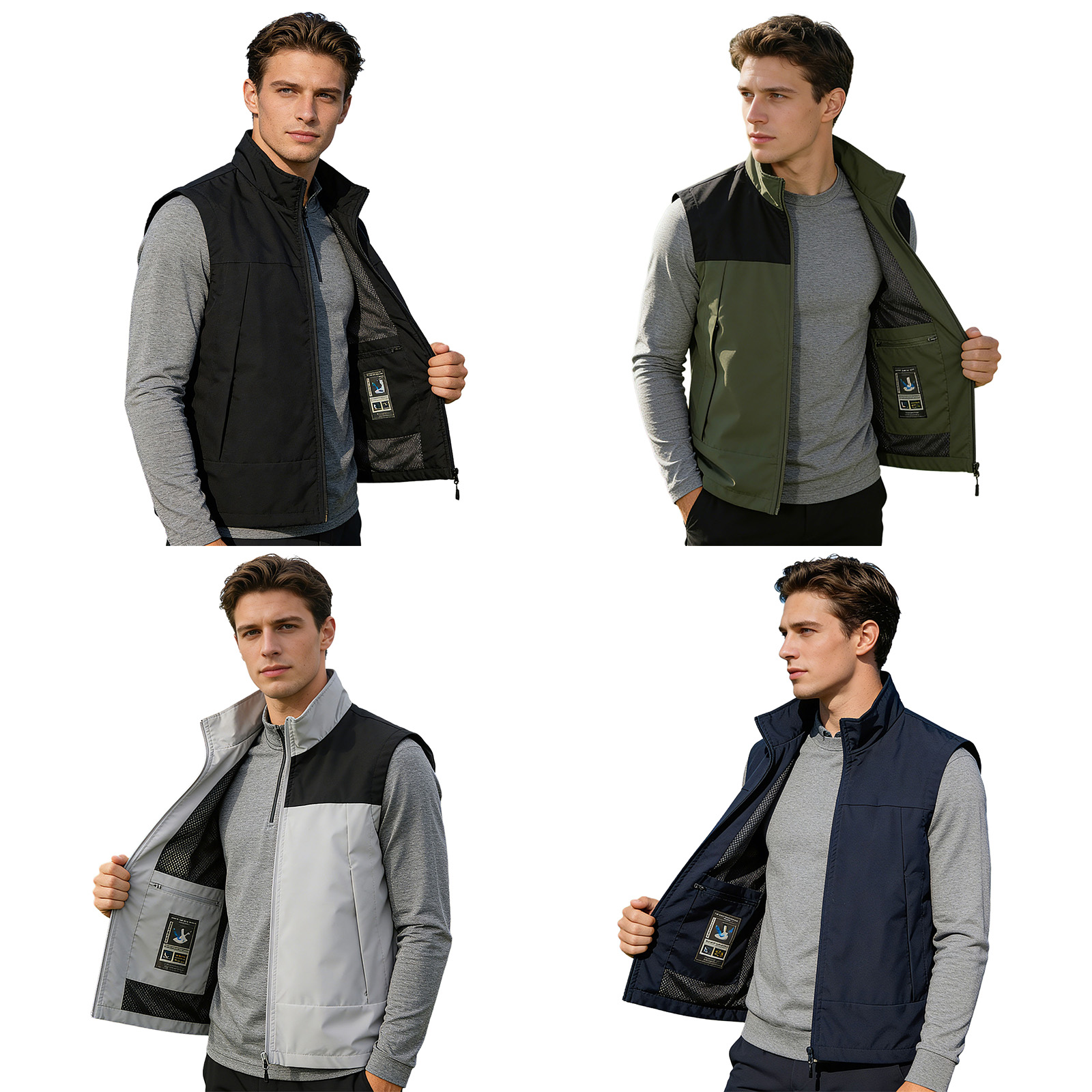 # M-5XL Męska kamizelka golfow – Outdoor Camping Jacket recenzja i cena
