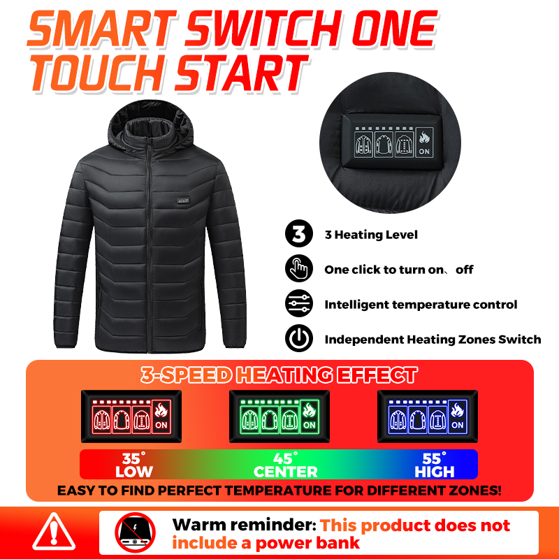 Kurtka z podgrzewanymi element – Outdoor Camping Jacket recenzja i cena