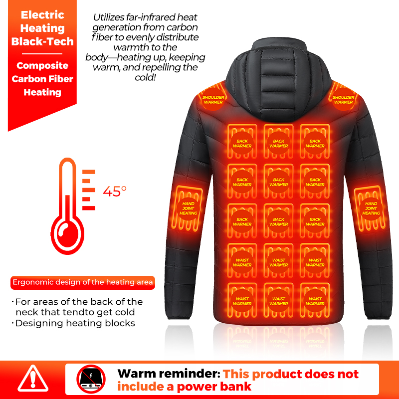 Kurtka z podgrzewanymi element – Outdoor Camping Jacket recenzja i cena