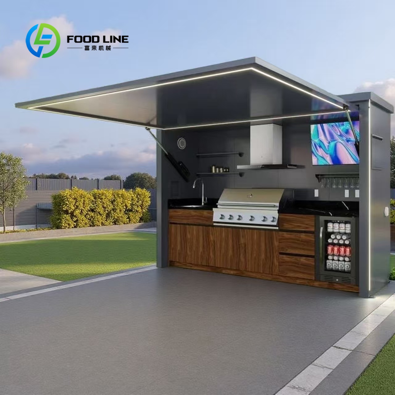 Przenośny, personalizowany wóz – Outdoor Camping Kitchen With Sink recenzja i cena