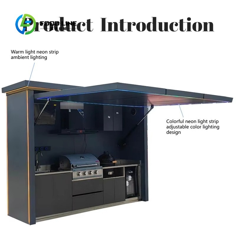 Przenośny, personalizowany wóz – Outdoor Camping Kitchen With Sink recenzja i cena