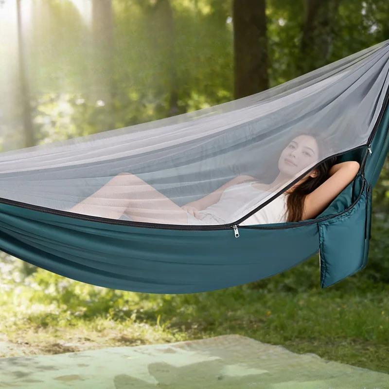 Lekki hamak kempingowy z moski – Camping Hammock recenzja i cena