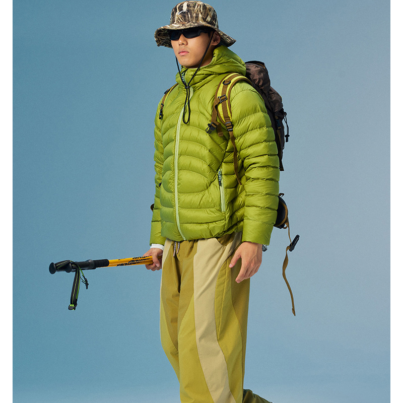 Kurtka puchowa z kapturem, wyp – Outdoor Camping Jacket recenzja i cena
