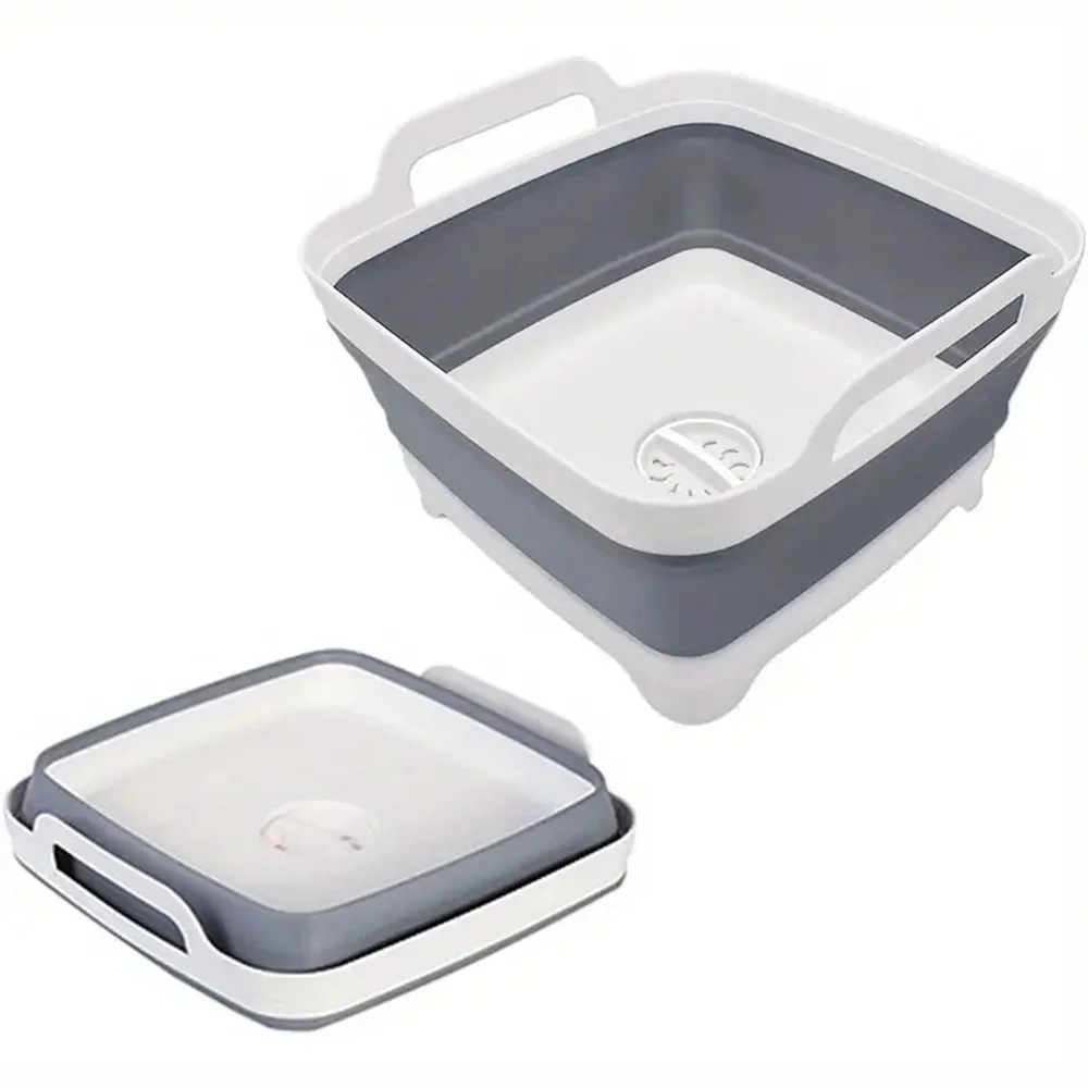1 szt. Kwadratowa miska do myc – Outdoor Camping Kitchen With Sink recenzja i cena