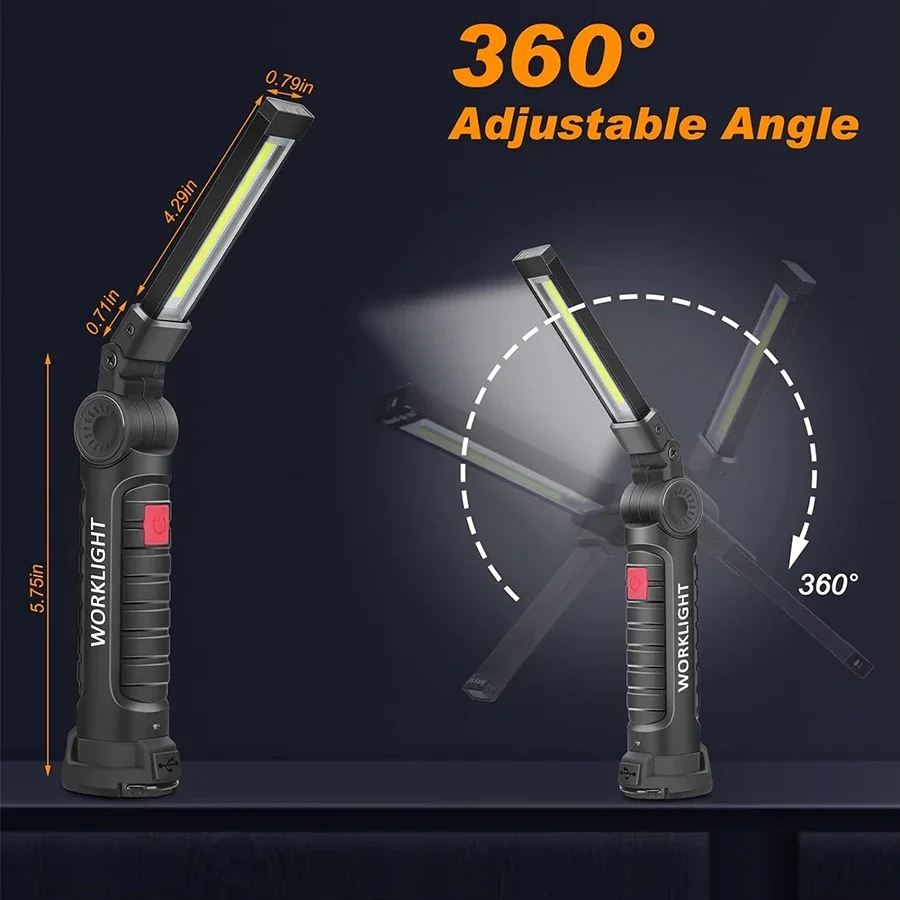 Nowa Przenośna Latarka LED COB – Outdoor Camping Glamping recenzja i cena