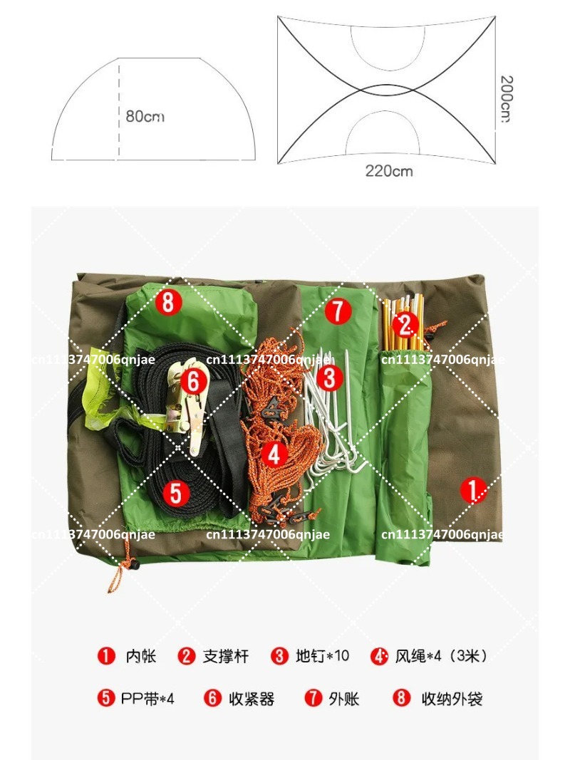 Zielona Przenośna Siatka na Dr – Camping Hammock recenzja i cena