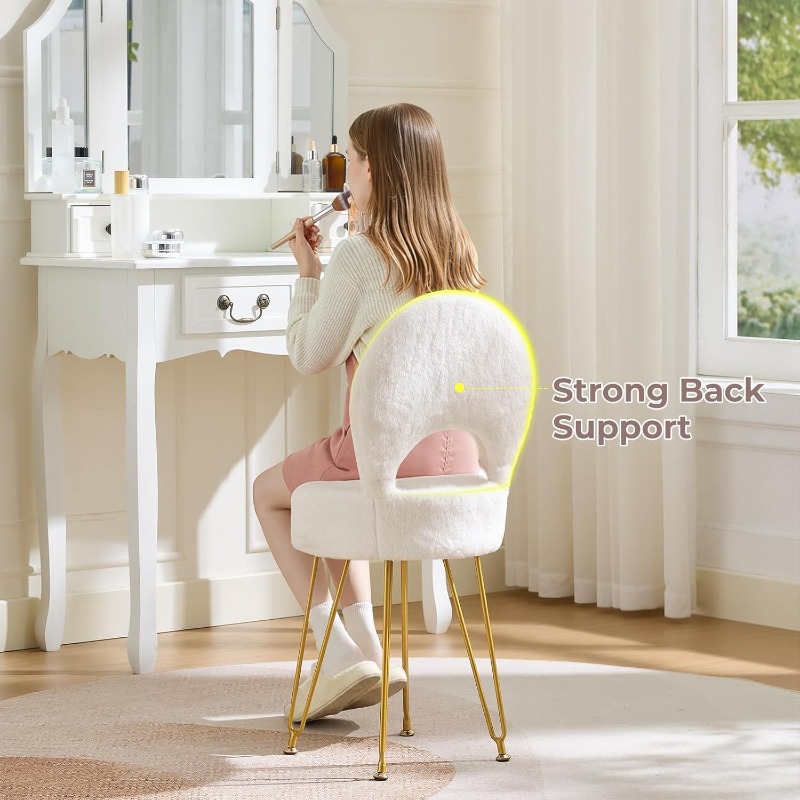 Krzesło i taboret do toaletki  – Folding Chair recenzja i cena