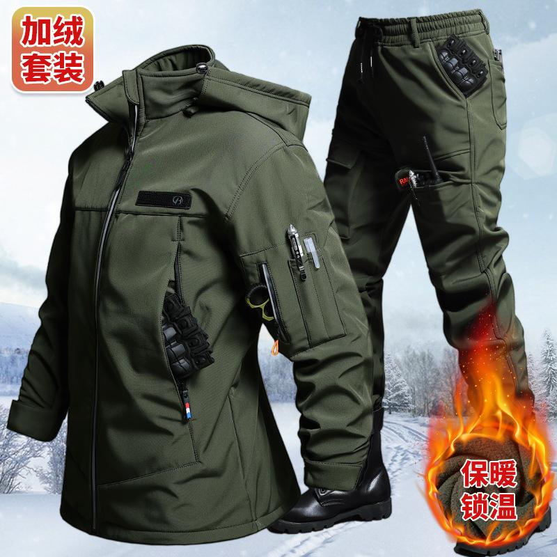Jesienno-zimowy aksamitny wodo – Outdoor Camping Jacket recenzja i cena