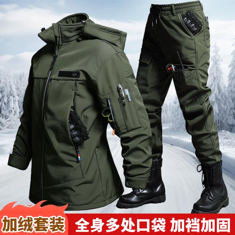 Jesienno-zimowy aksamitny wodo – Outdoor Camping Jacket recenzja i cena