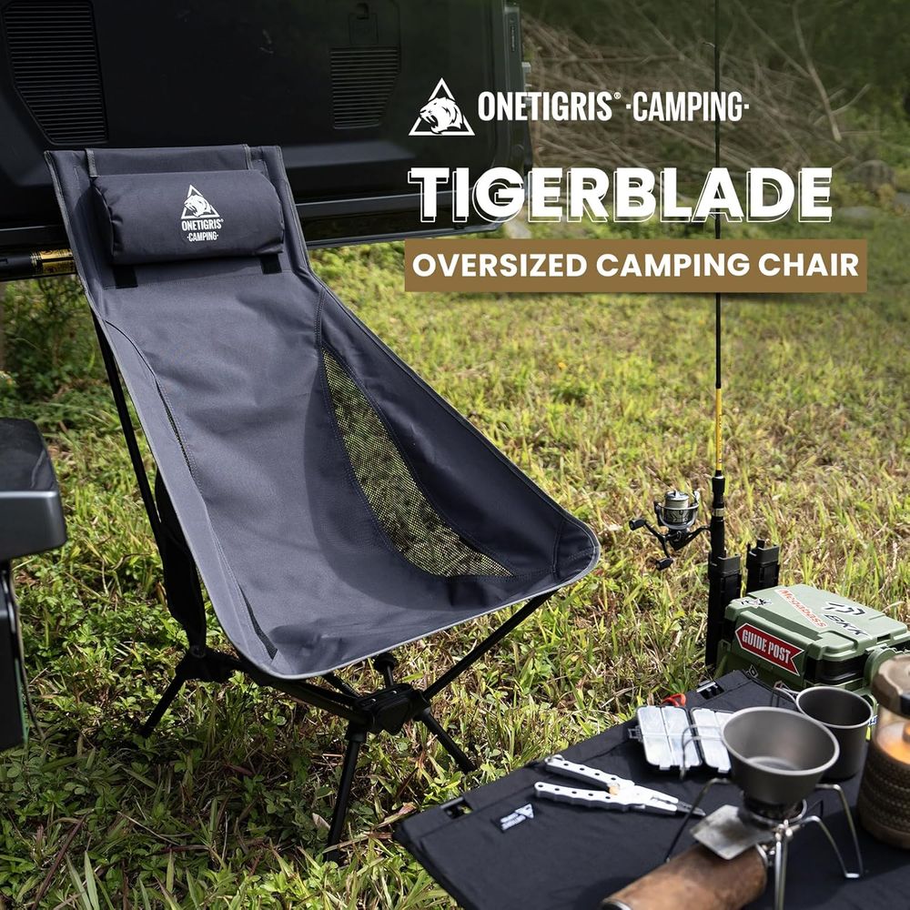 Krzesło kempingowe Tigerblade  – Folding Chair recenzja i cena